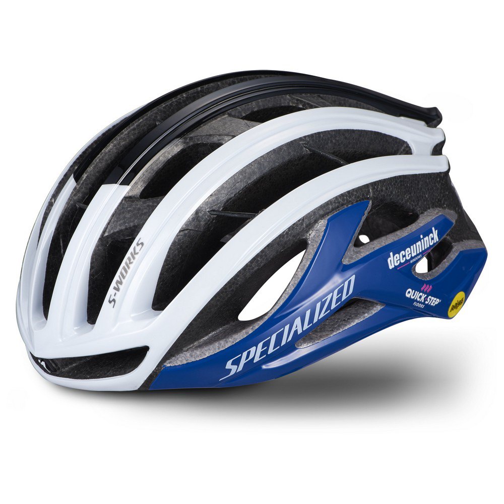Specialized Casco S-works Prevail Ii Vent Angi Mips Deceuninck-quick Step Team L Black / White / Blue