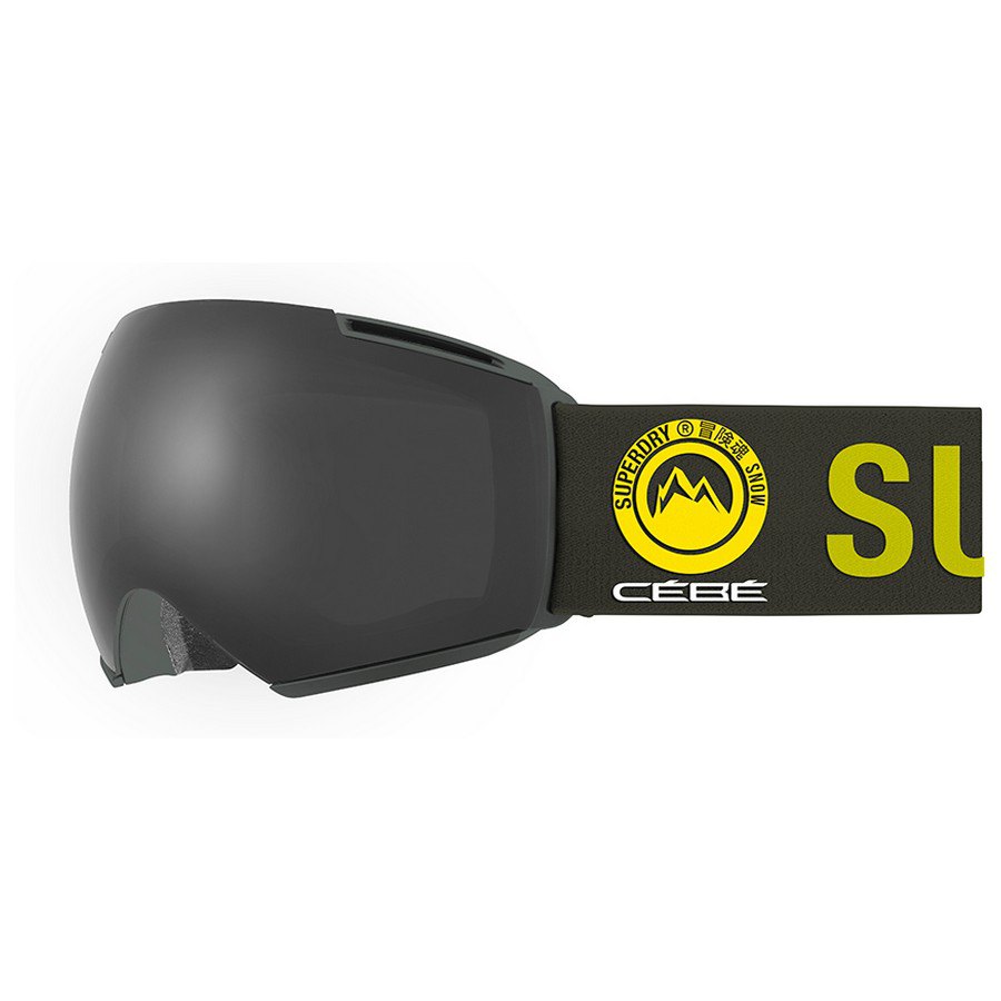 Cebe Icone X Superdry Ski Goggles Negro Grey Ultra Black/CAT3 + Amber Flash Mirror/CAT1