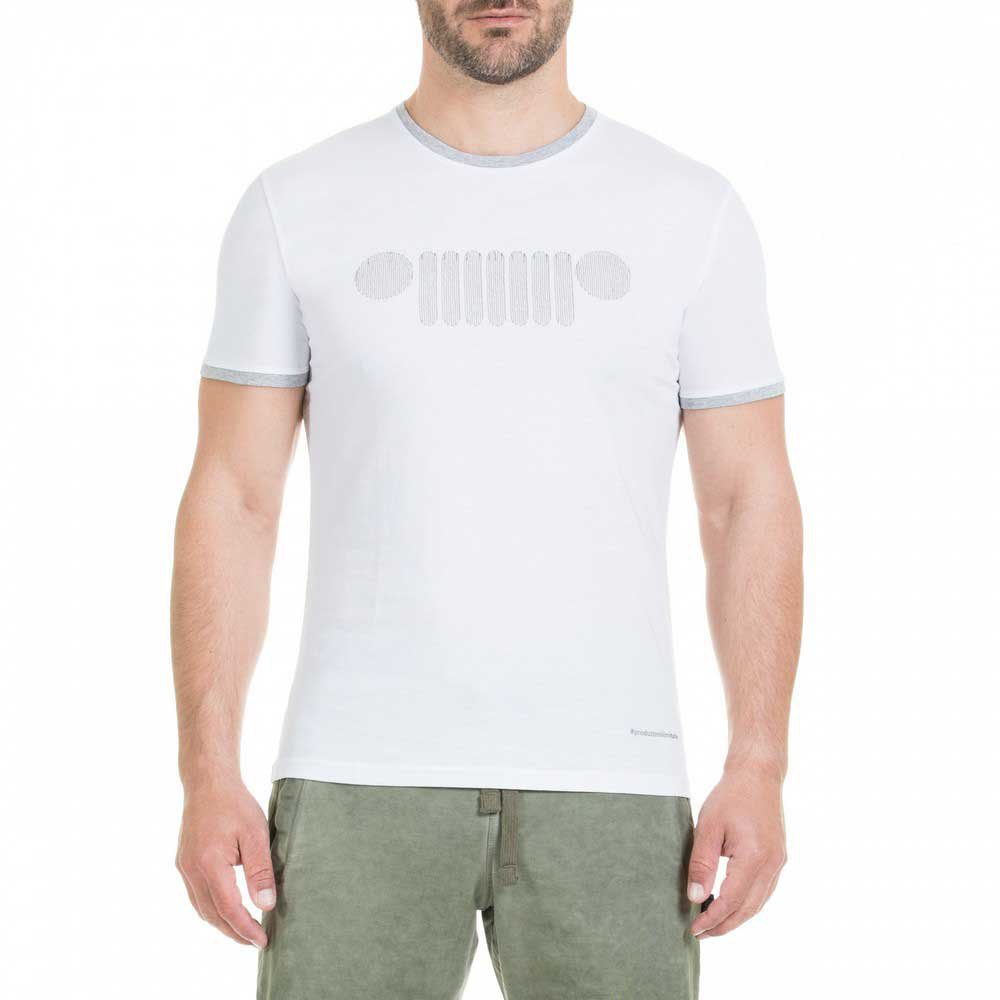 jeep o100792w012 short sleeve t-shirt blanc s homme
