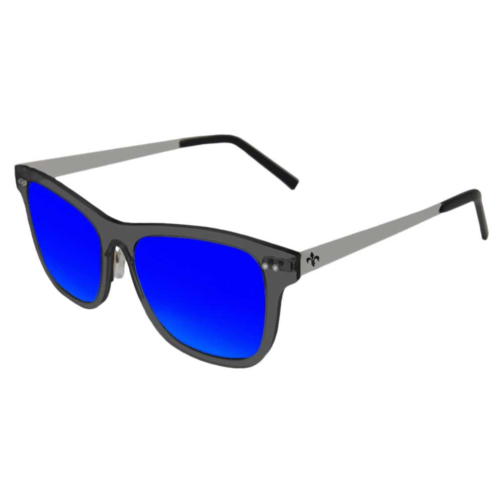 Lenoir Eyewear Ferrand Revo Blue/CAT3 Matte Black Transparent Frame
