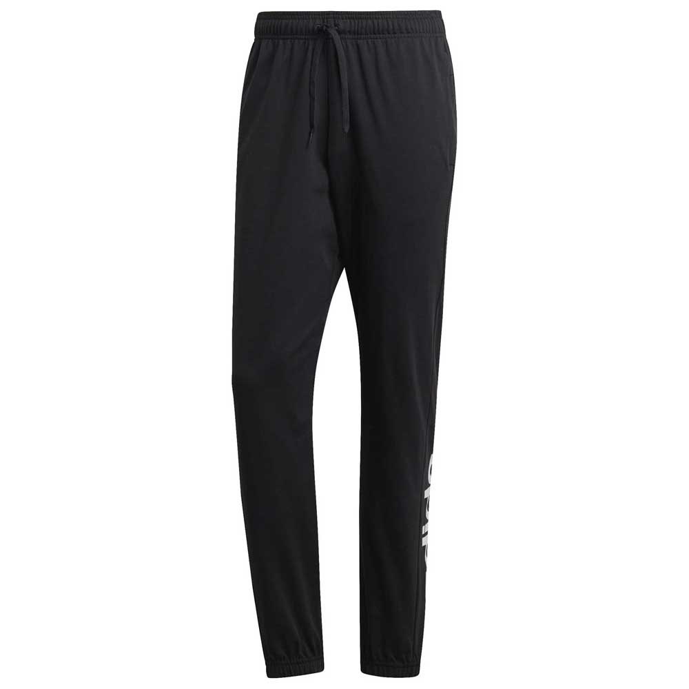 Adidas Essentials Linear Single Jersey Pants Short XL Black / White