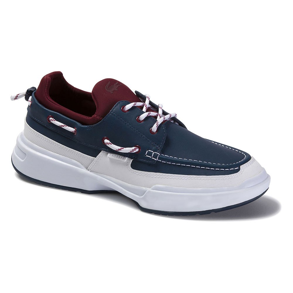 Lacoste Gennaker Leather And Syntehtic EU 45 Navy / Dark Red