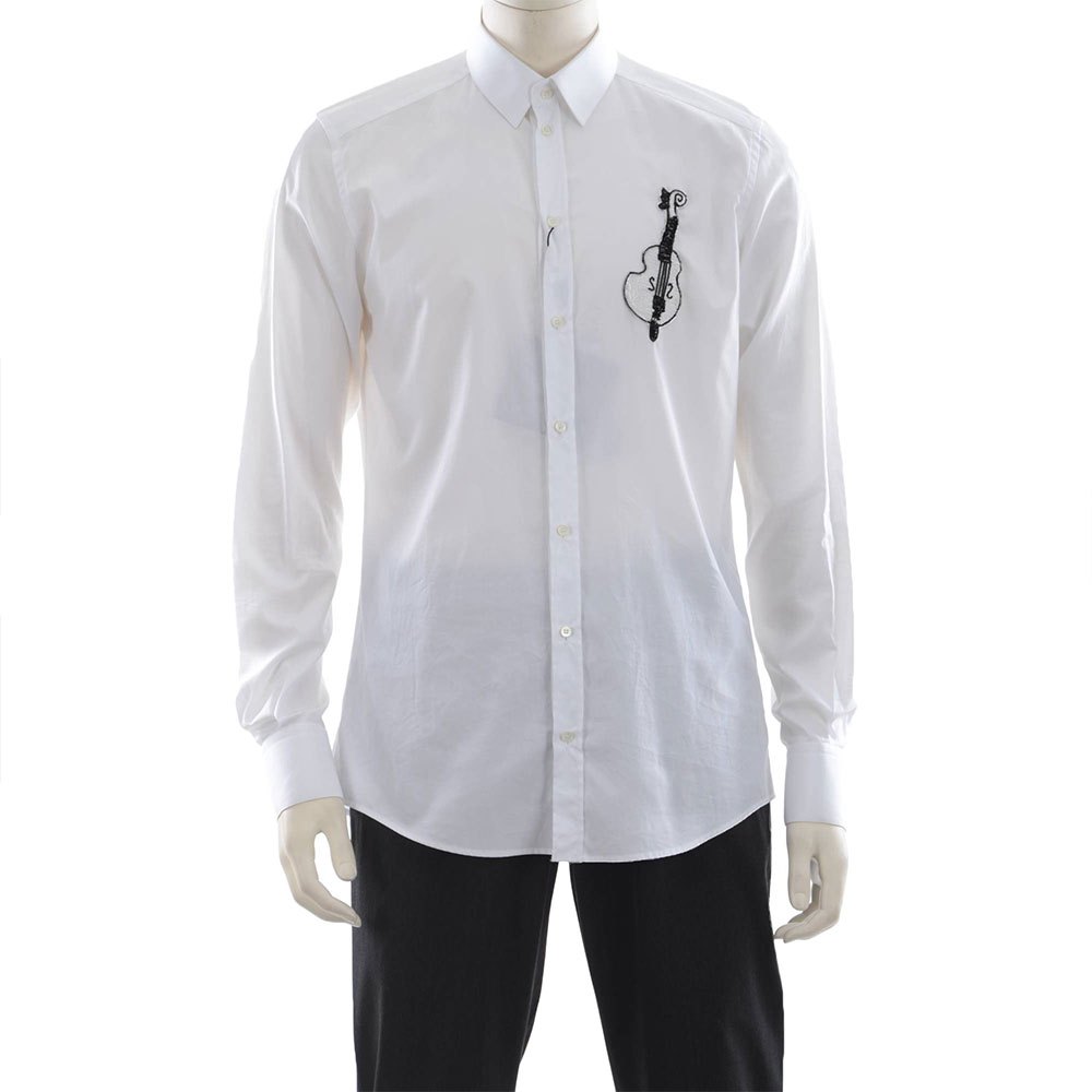 Dolce & Gabbana Long Sleeve Shirt 44 White