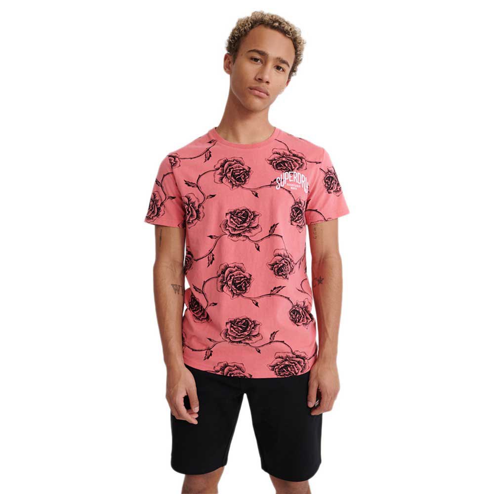 Superdry All Over Print Supply S Pink All Over Print