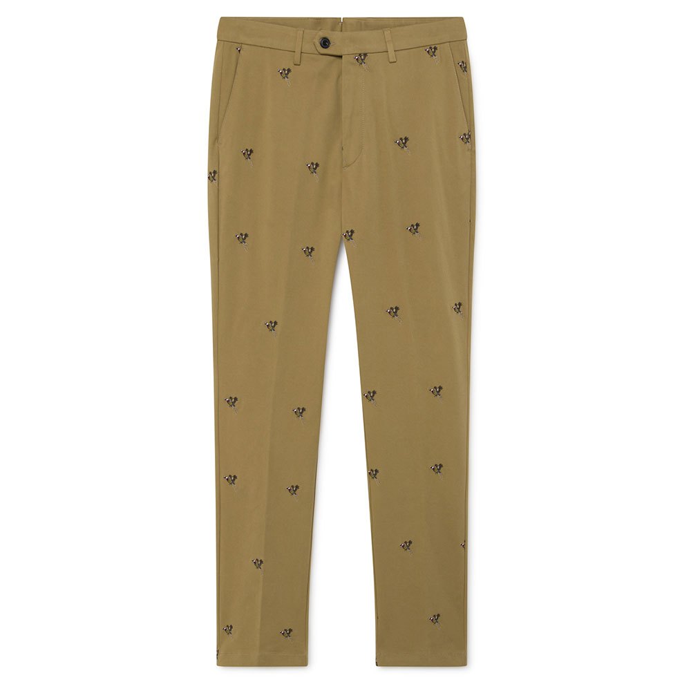 Hackett Embroidered Chino 34 Camel