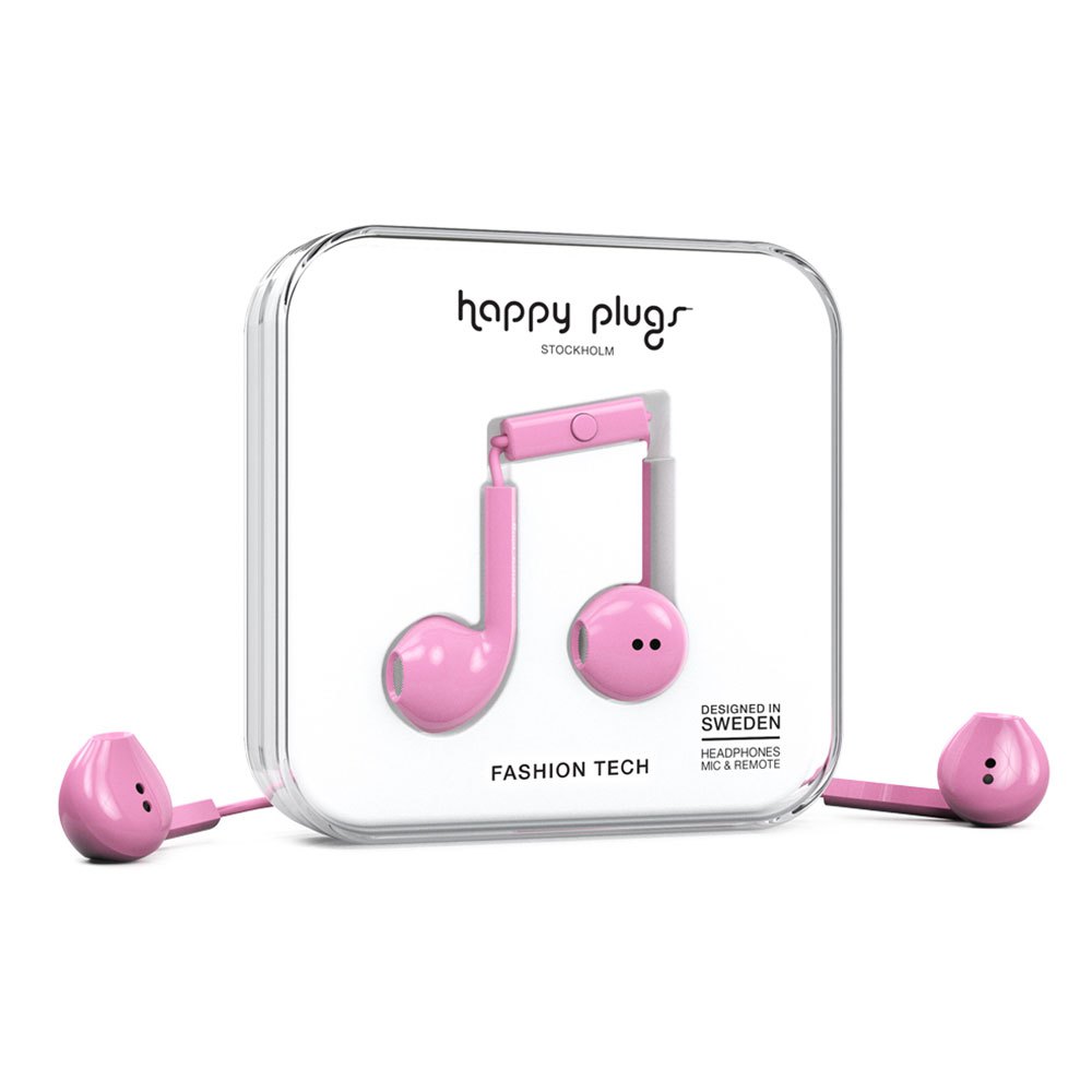 Happy Plugs Earbud Plus Wired One Size Pink