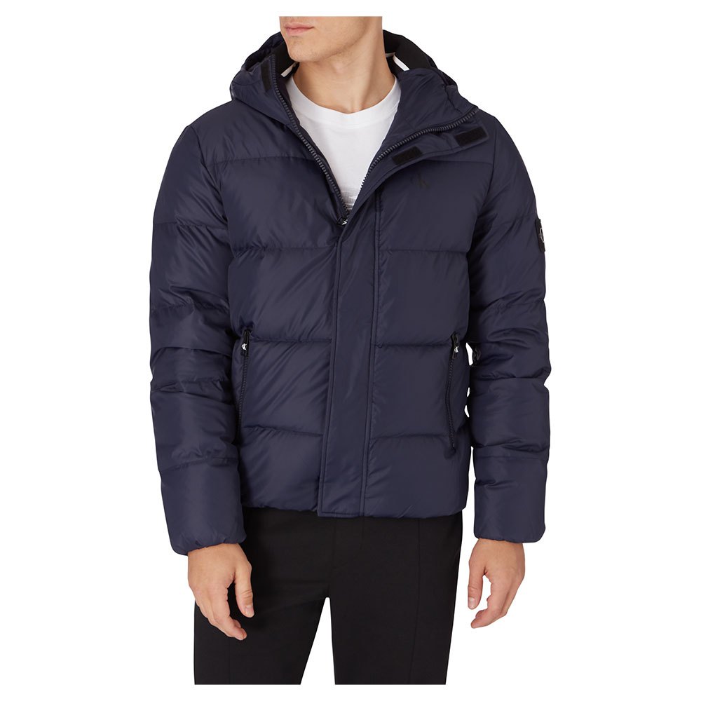 Calvin Klein Jeans Hooded Down Puffer L Night Sky