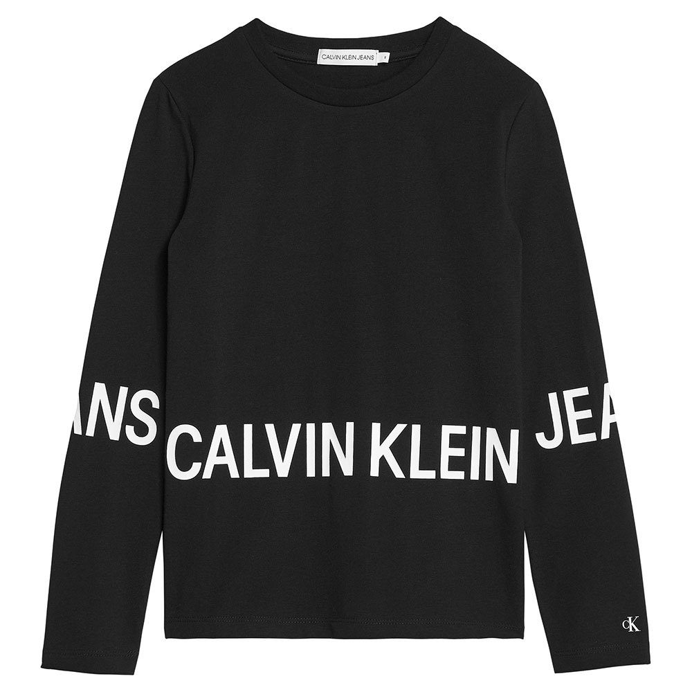 Calvin Klein Jeans Ib0ib00604 T-shirts 16 Years Ck Black