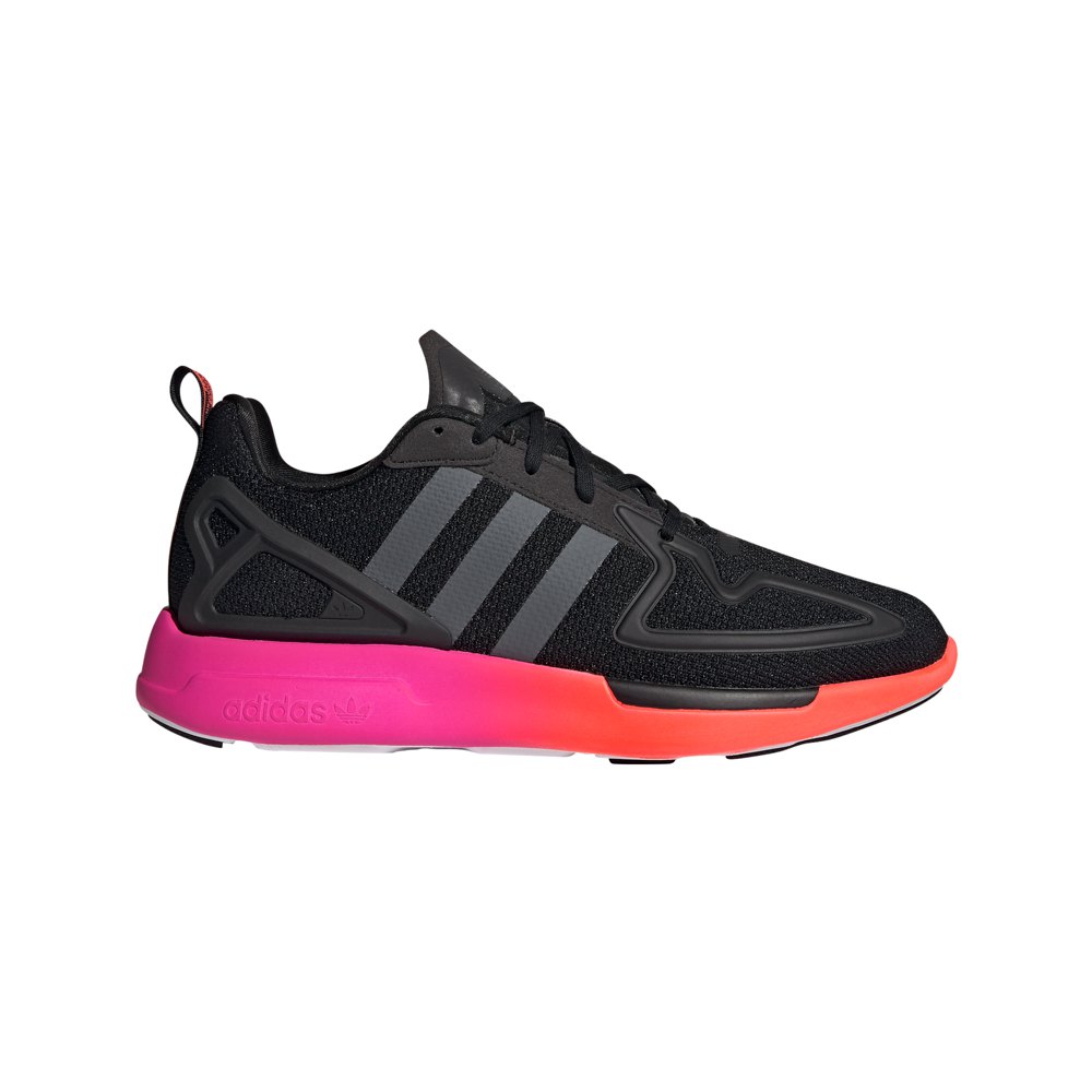 Adidas Originals Zx 2k Flux EU 46 Core Black / Grey Six / Shock Pink