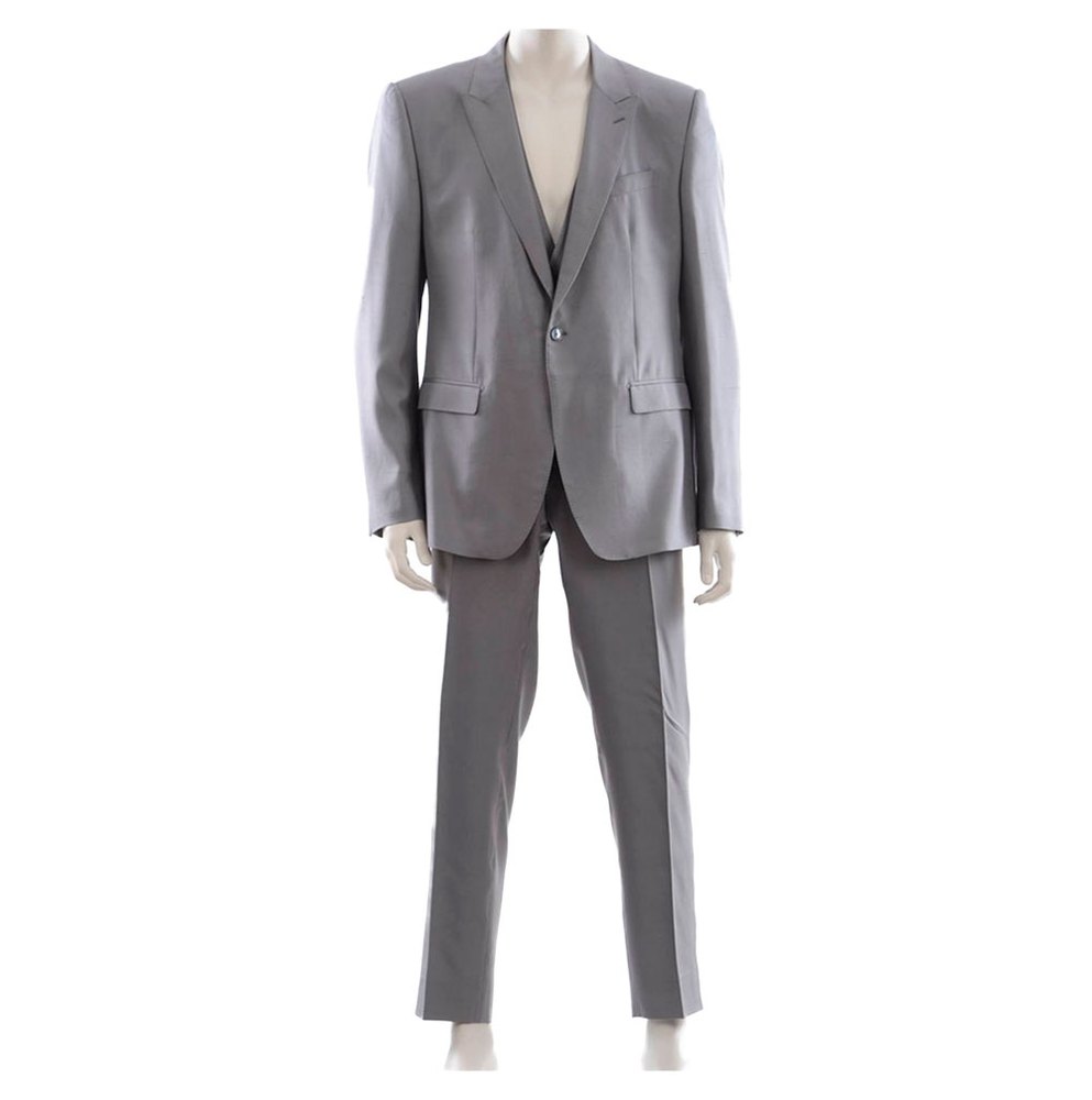 Dolce & Gabbana 730935 1 Button Suit 54 Grey
