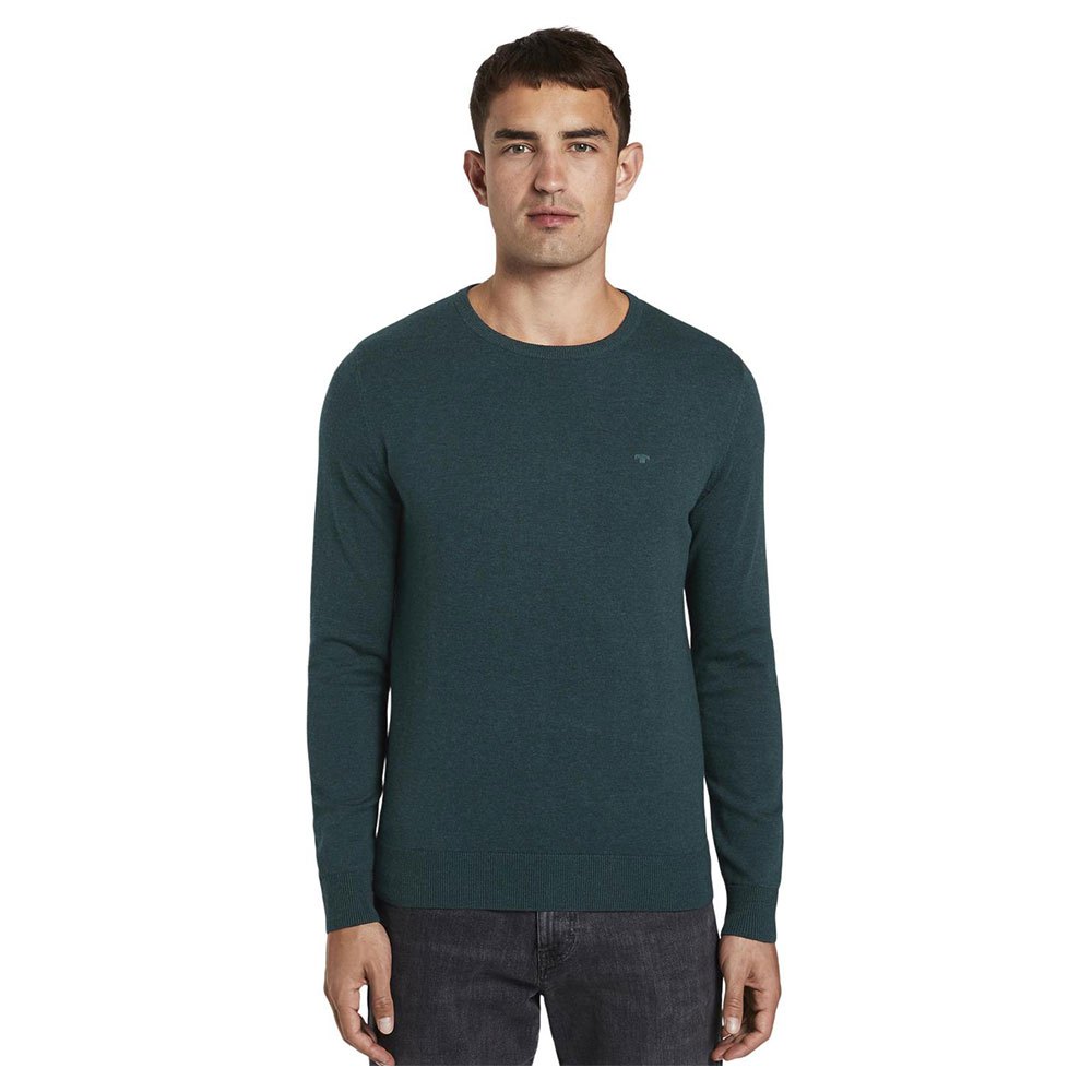 Tom Tailor Simple Knitted XL Sapphire Green Melange