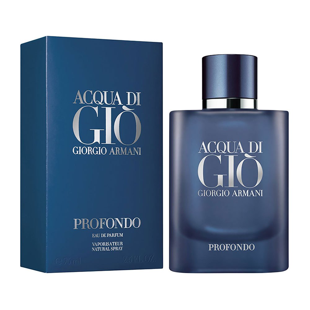 Giorgio Armani Acqua Di Gio Profondo Eau De Parfum 75ml Vapo One Size Blue / Silver