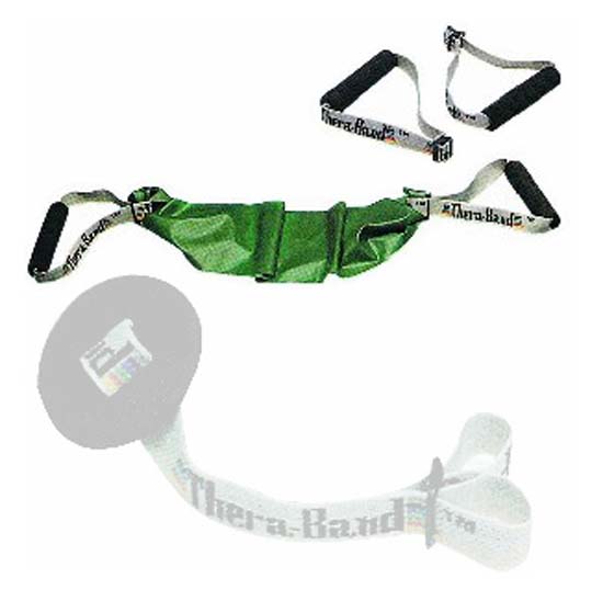 Theraband Exercise Handles 1 Pair One Size Green