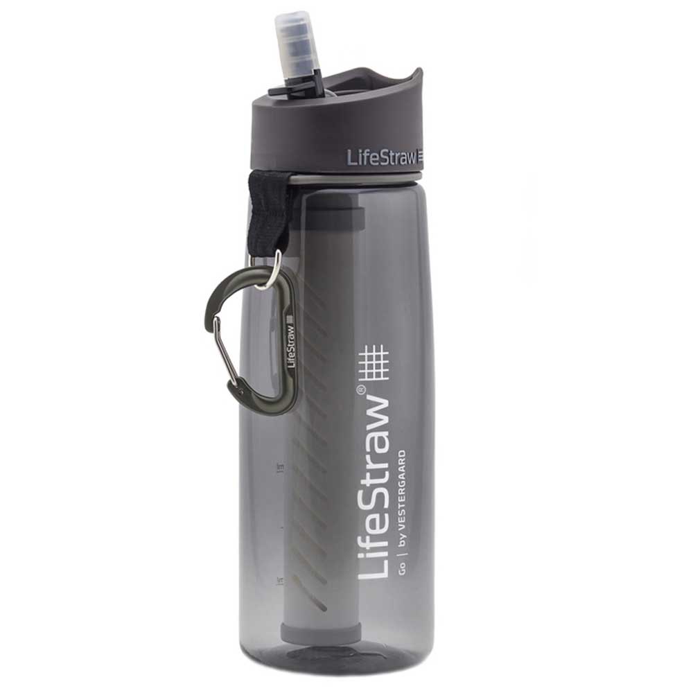 Lifestraw Water Filter Bottle Go 650ml Gris
