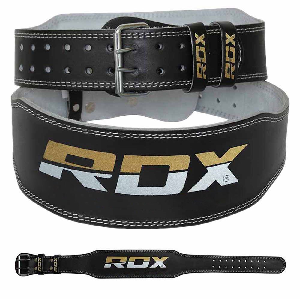 Rdx Sports Leather 4´´ 2XL Black / Gold