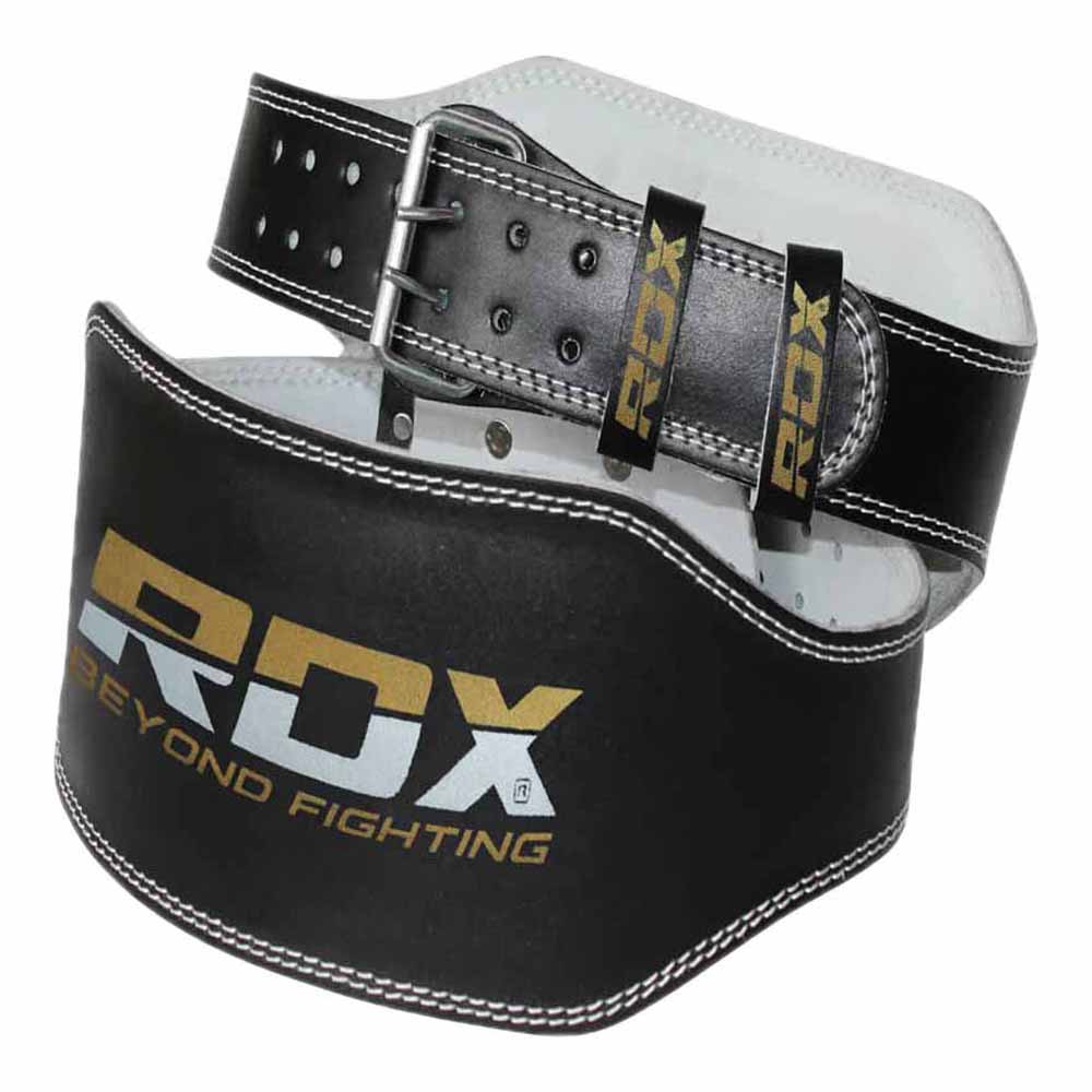 Rdx Sports Belt 6´´ Leather 2XL Black / Gold