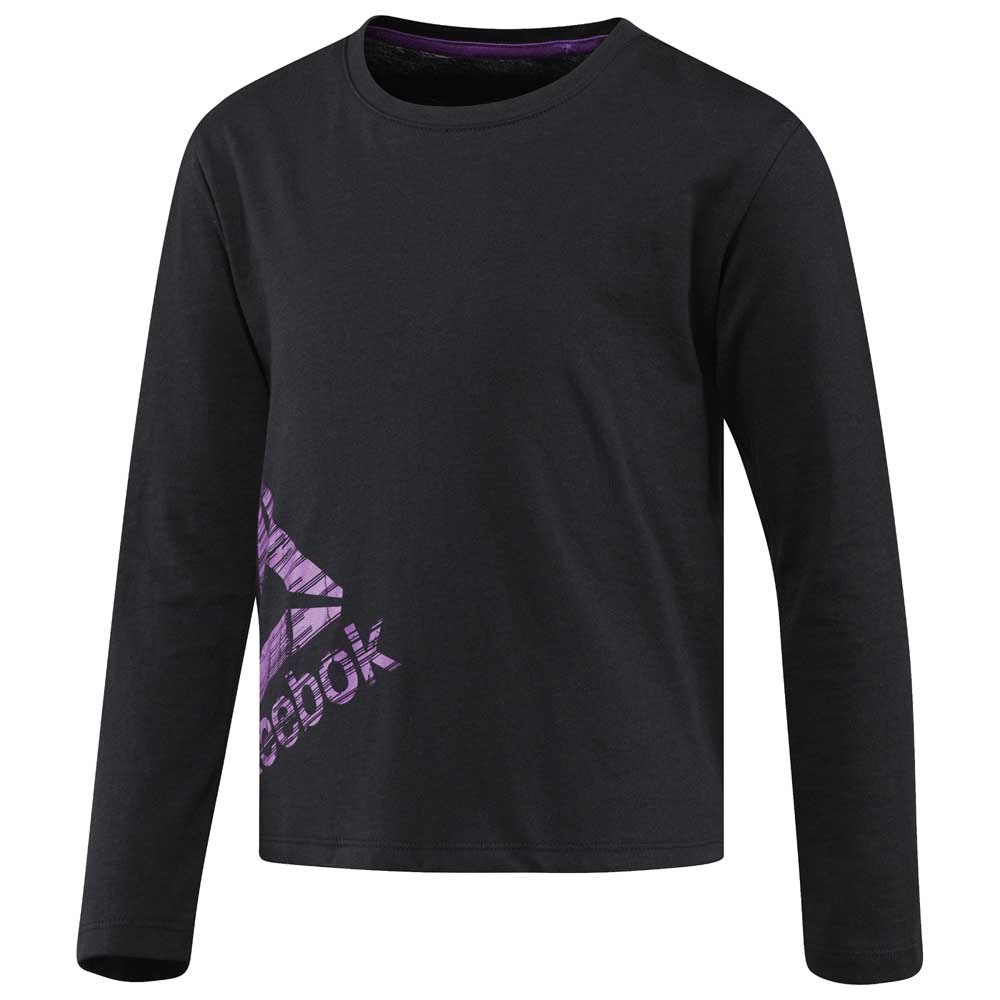 Reebok Essentials Long Sleeve T-shirt Noir 8-10 Years Garçon