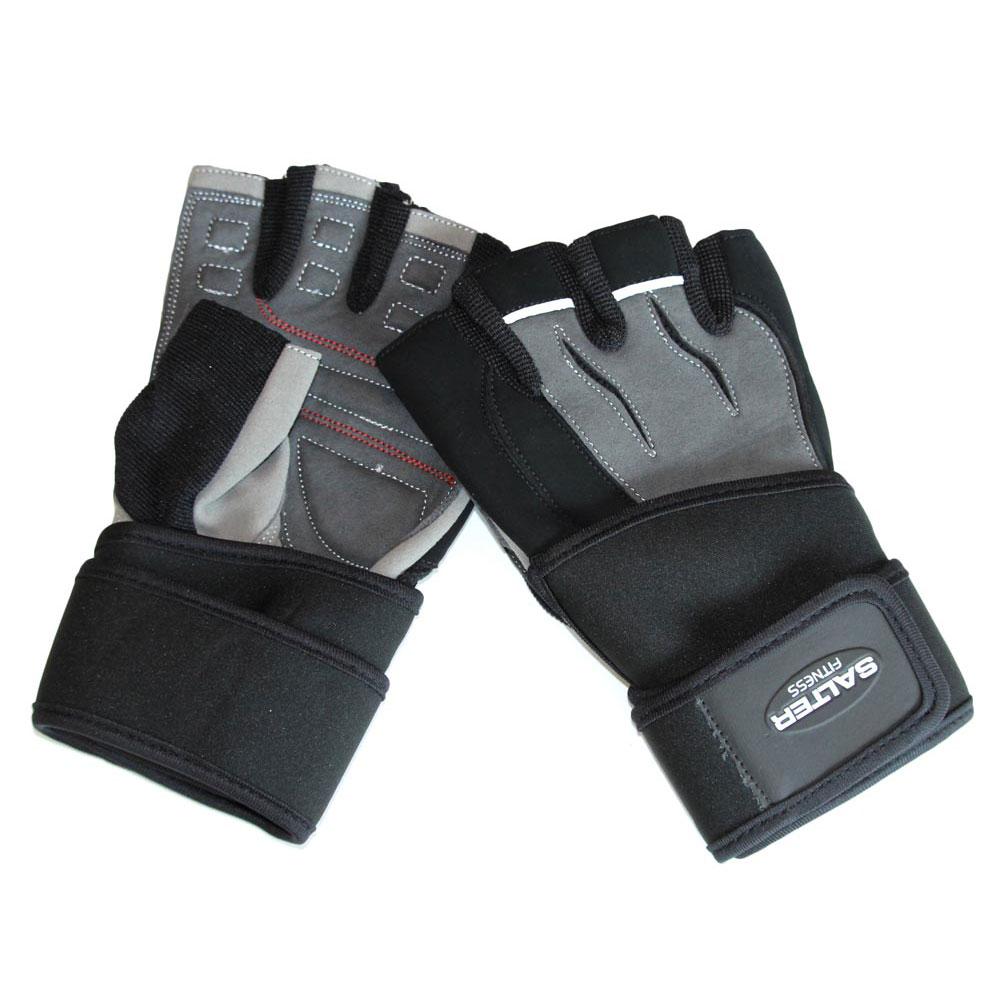 Salter Leather&spandex Training Gloves Noir XL