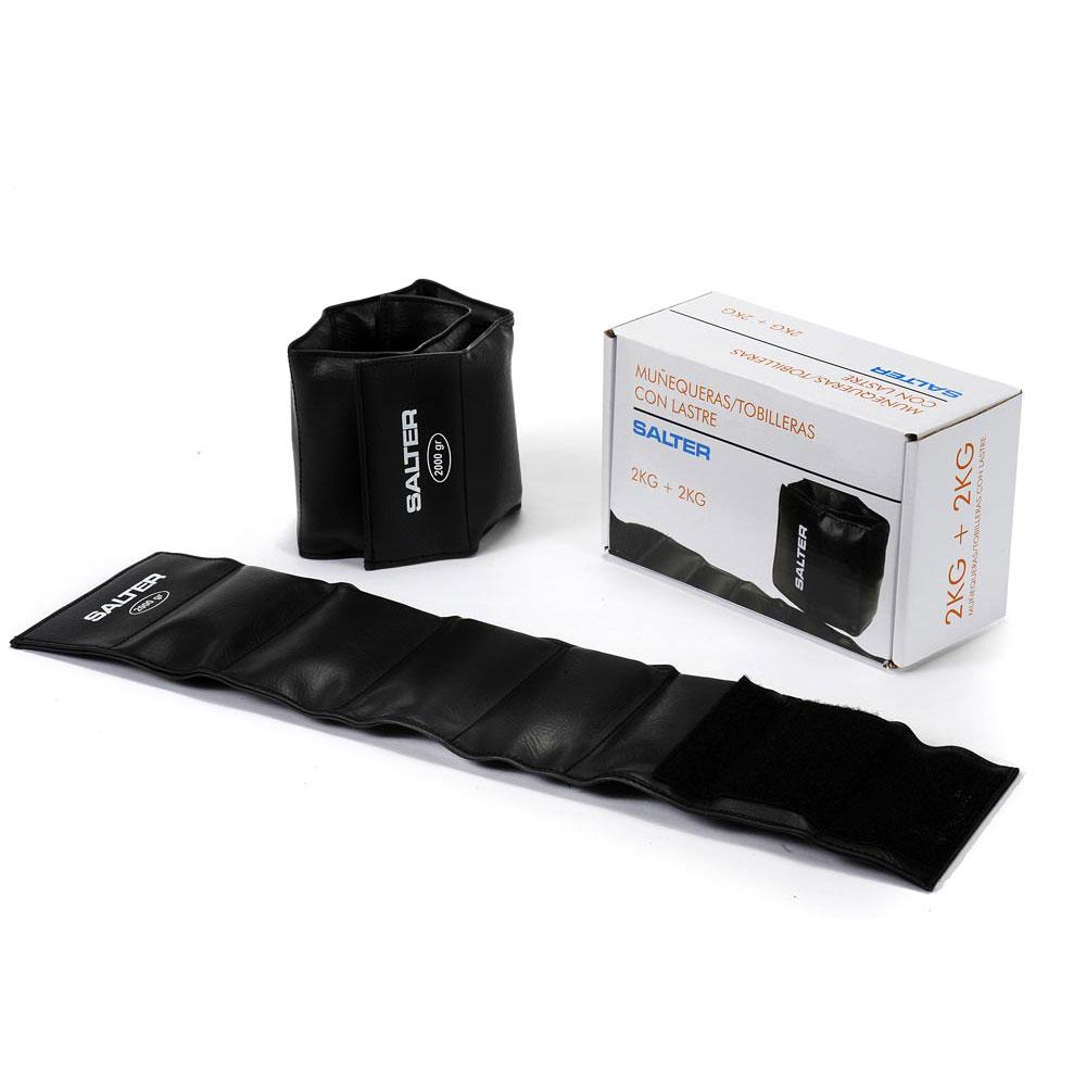 Salter Skay Ankle Straps Ans Wristbands 2 X 2 Kg One Size Black