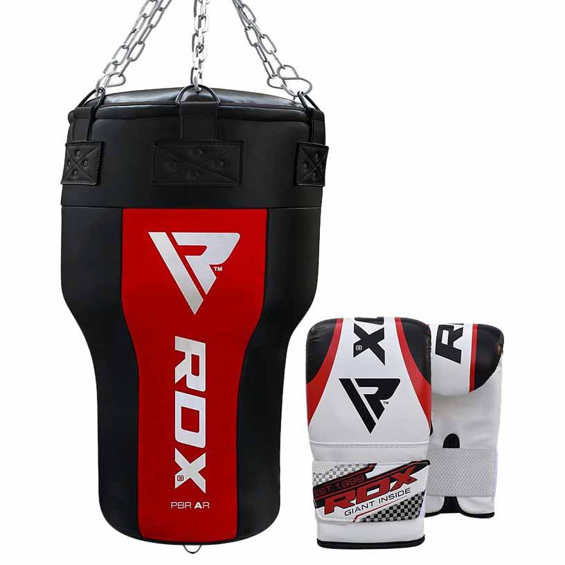 Rdx Sports Punch Bag Angle Red New Combat Gloves Rouge,Noir