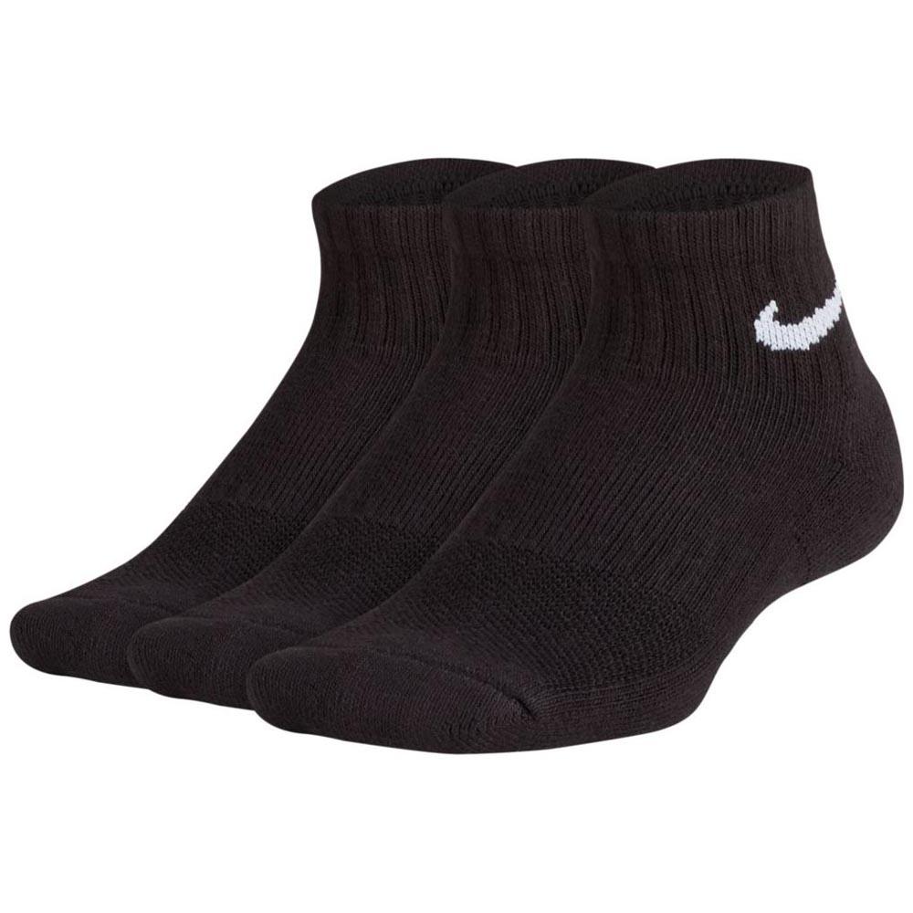 Nike Everyday Ankle Cushion Socks 3 Pairs Noir EU 38-42 Garçon
