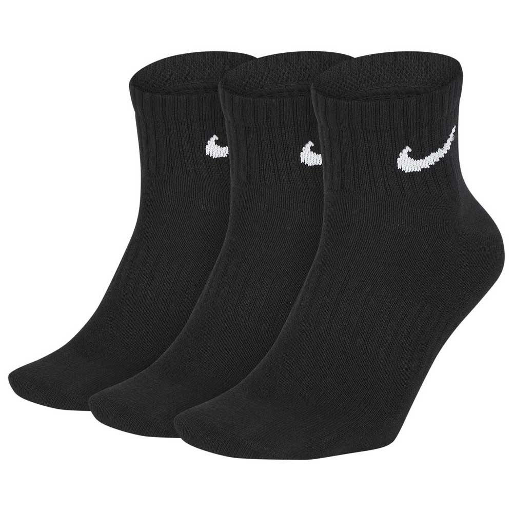 Nike Everyday Lightweight Ankle Socks 3 Pairs Noir EU 46-50 Homme