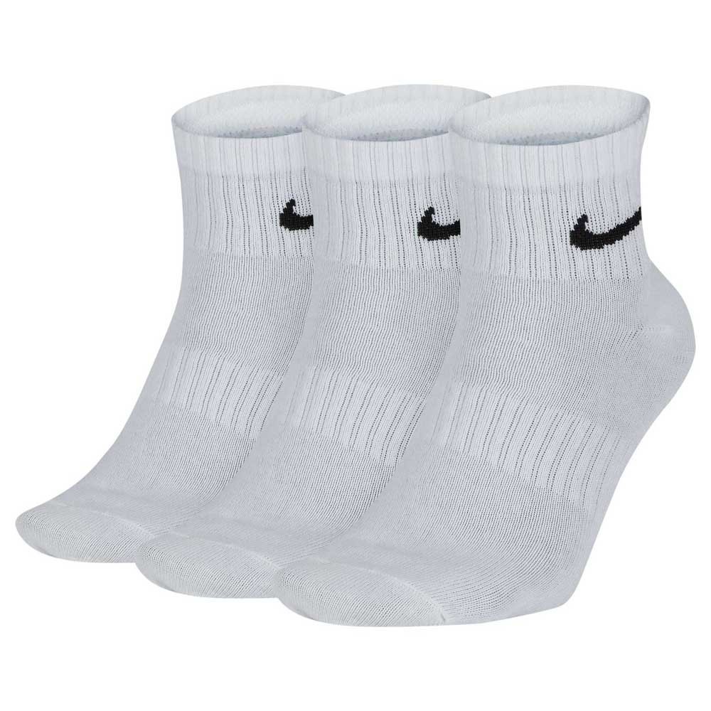 Nike Everyday Lightweight Ankle Socks 3 Pairs Blanc EU 42-46 Homme
