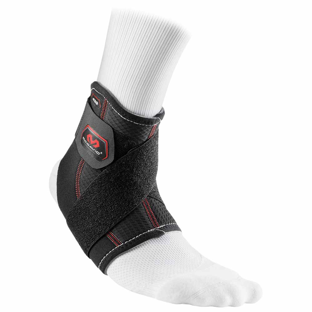 Mc David Ankle Support With Figure-8 Straps M Black