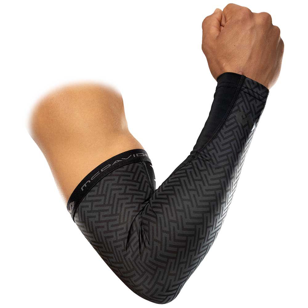 Mc David X-fitness Dual Layer Compression Arm Warmers Noir S Homme