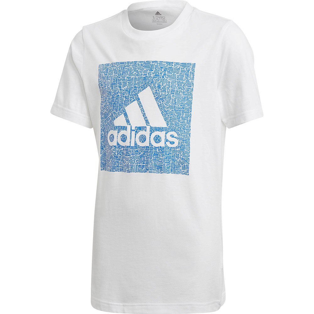 Adidas Must Have Badge Of Sport Box Short Sleeve T-shirt Blanc 9-10 Years Garçon