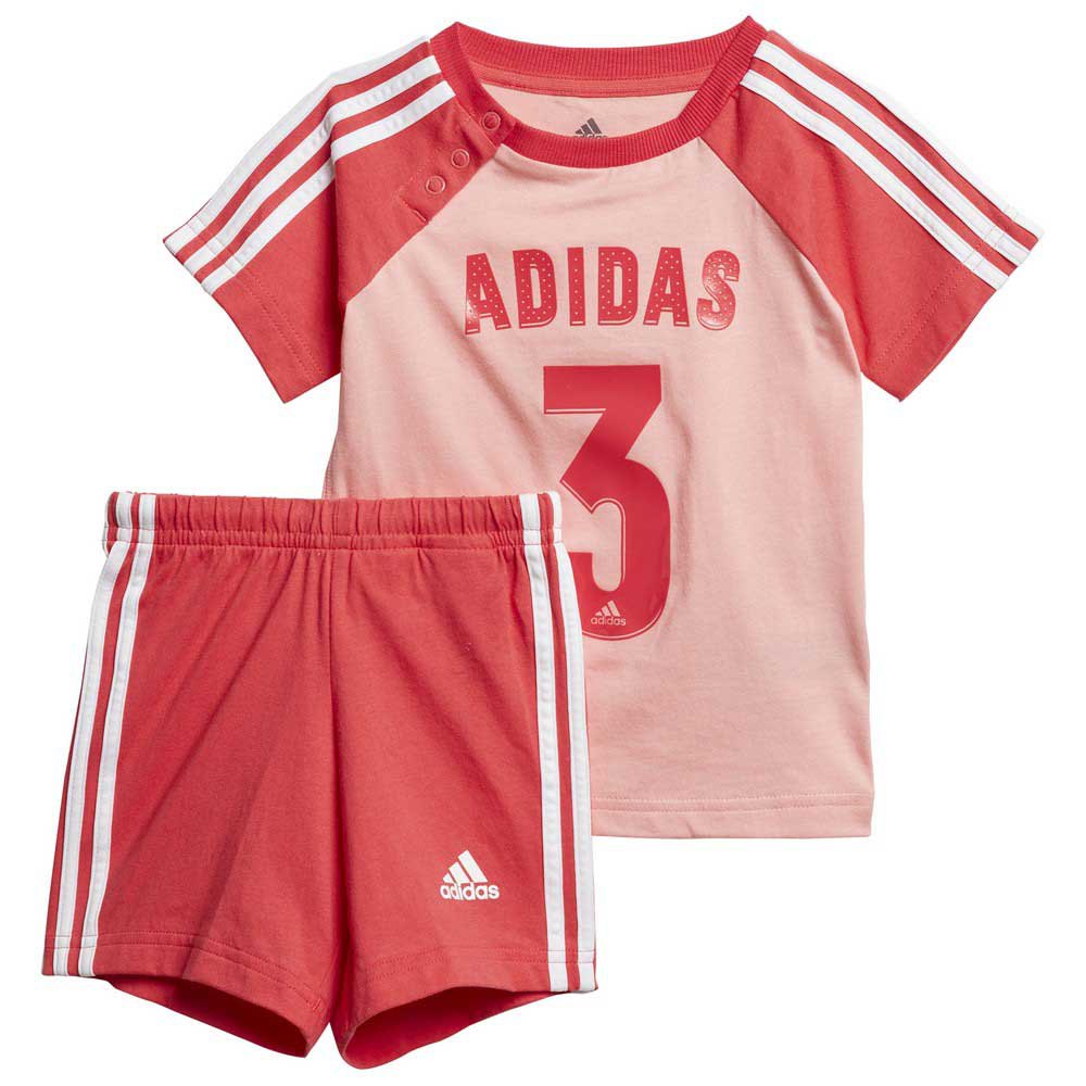 Adidas Sport Summer-track Suit Rose 3-4 Years Garçon