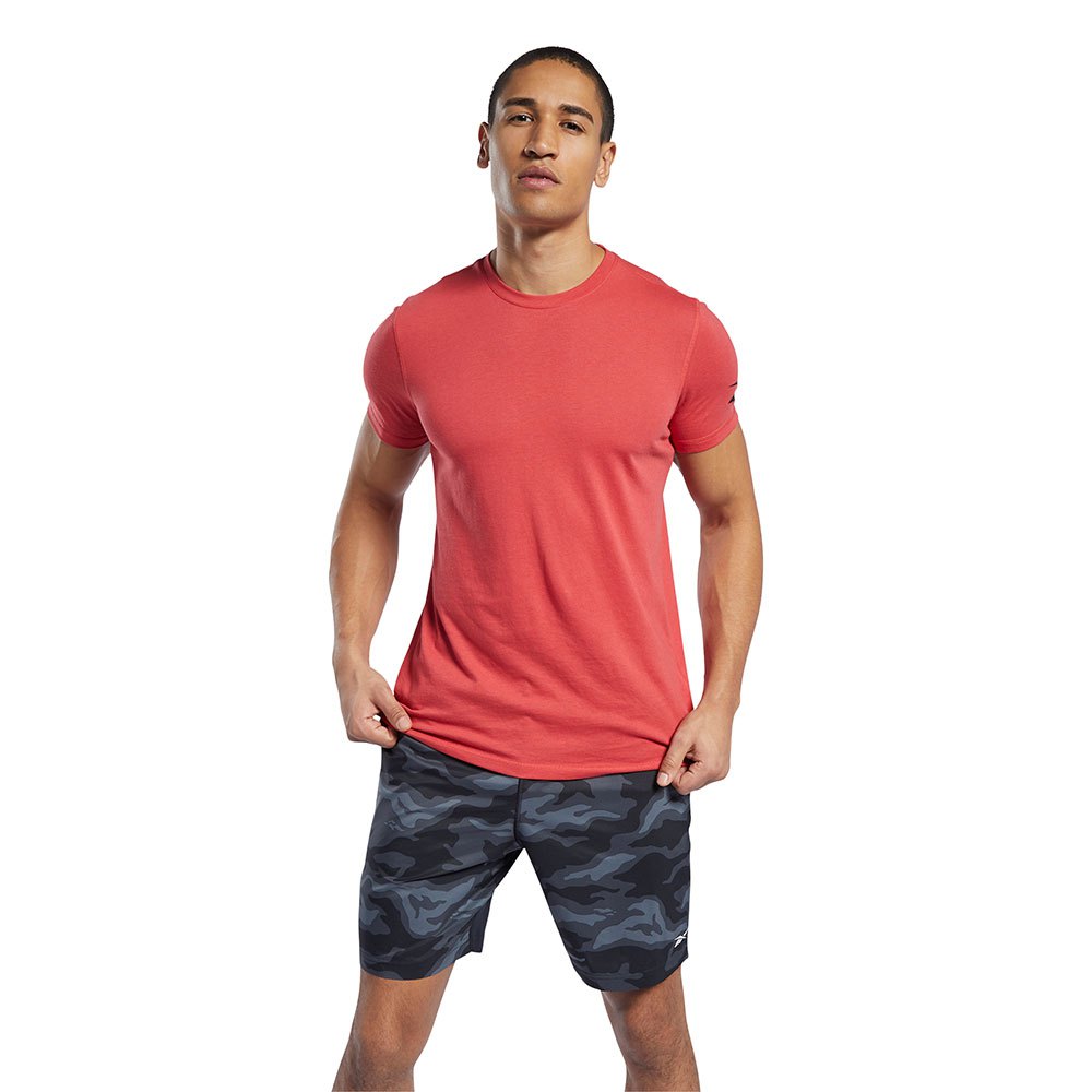 Reebok Workout Ready We Commercial Short Sleeve T-shirt Rouge M Homme