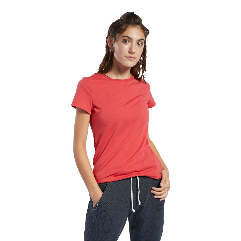 Reebok Workout Ready Commercial Short Sleeve T-shirt Rouge M Femme