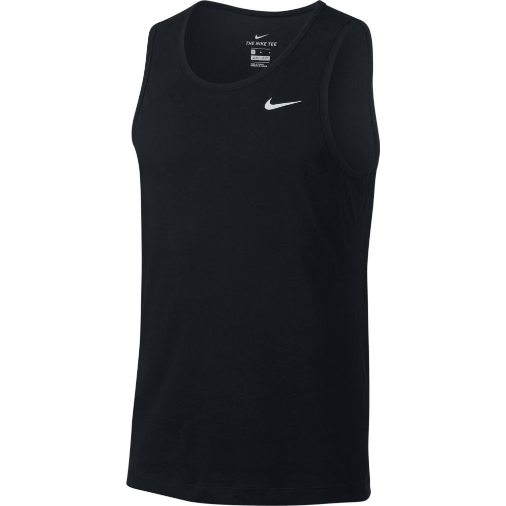 Nike Dri Fit Solid Sleeveless T-shirt Noir 2XL / Tall Homme