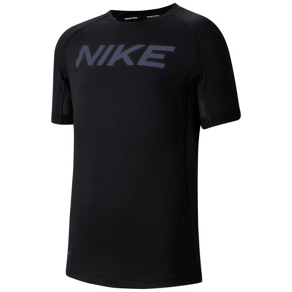 Nike Pro Fitted Short Sleeve T-shirt Noir 8-9 Years Garçon