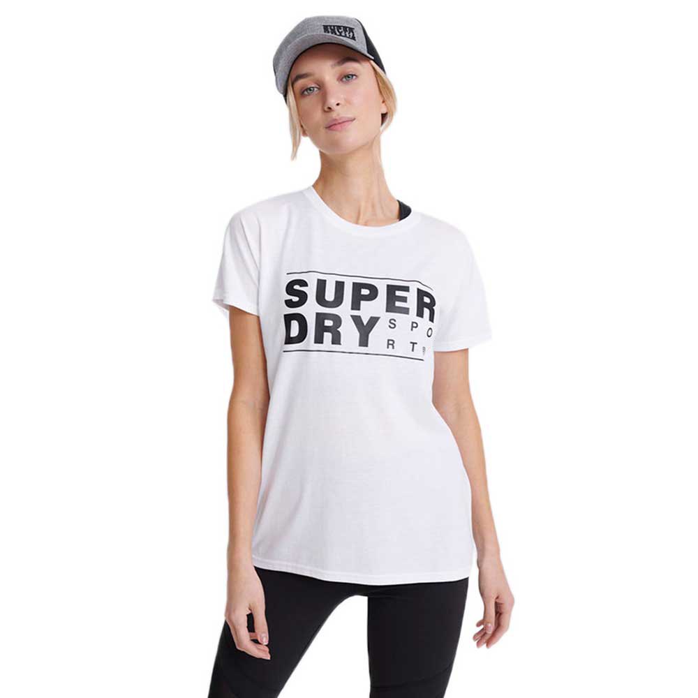 Superdry Core Sport Graphic Short Sleeve T-shirt Blanc XS