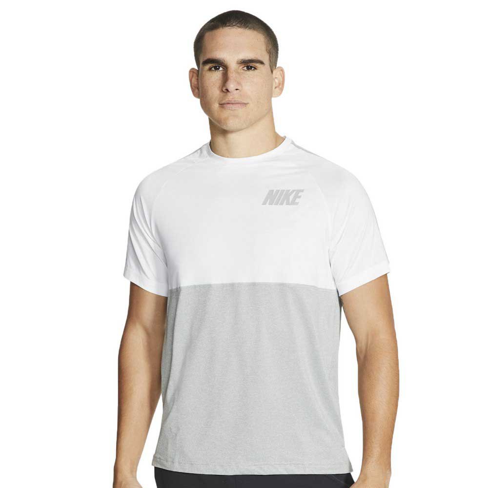 Nike Dri Fit Short Sleeve T-shirt Blanc M Homme