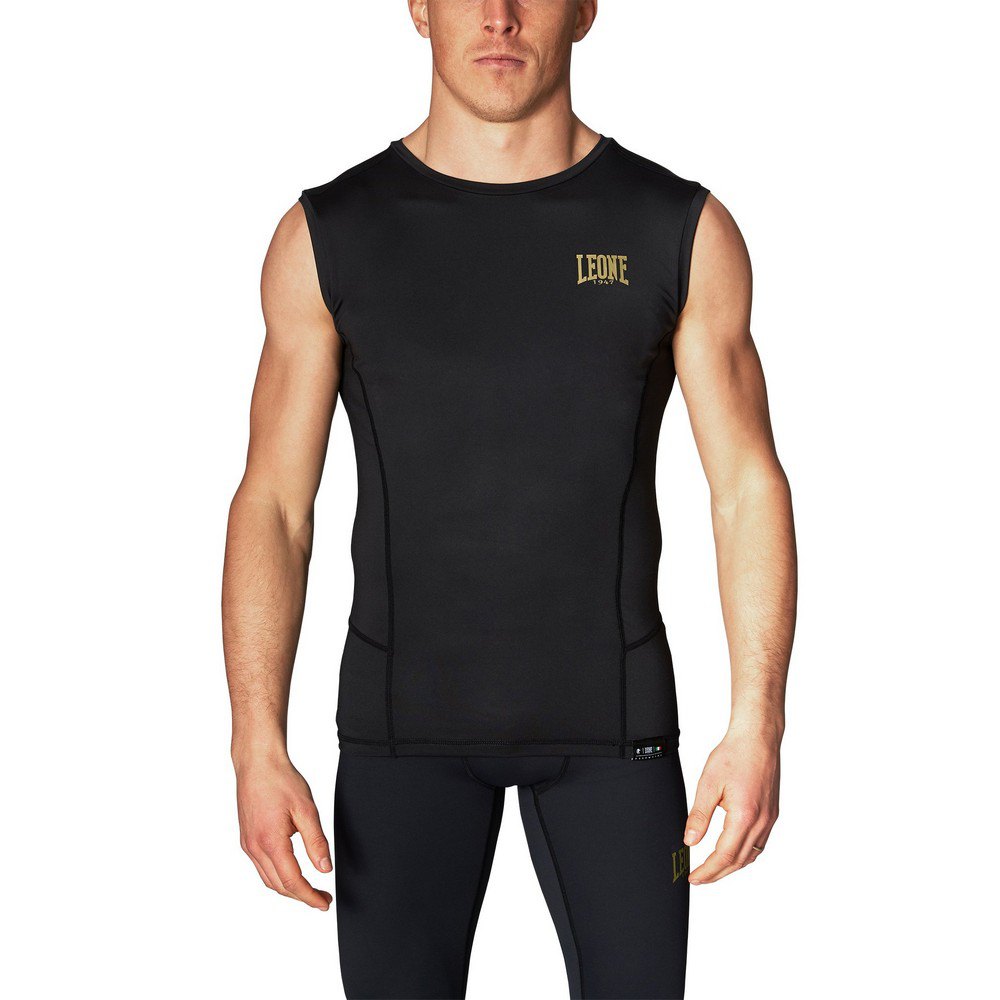 Leone1947 Essential Compression Sleeveless T-shirt Noir S Homme
