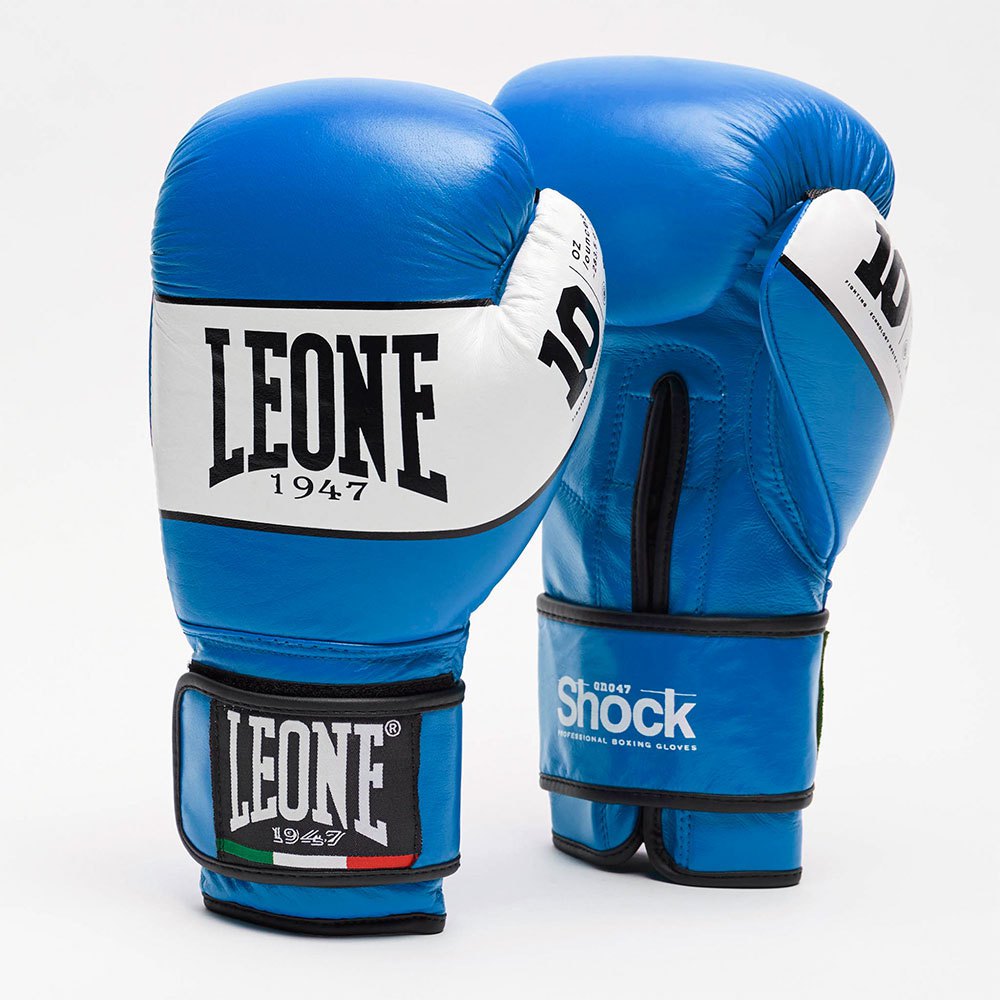 Leone1947 Shock Combat Gloves Bleu 16 Oz