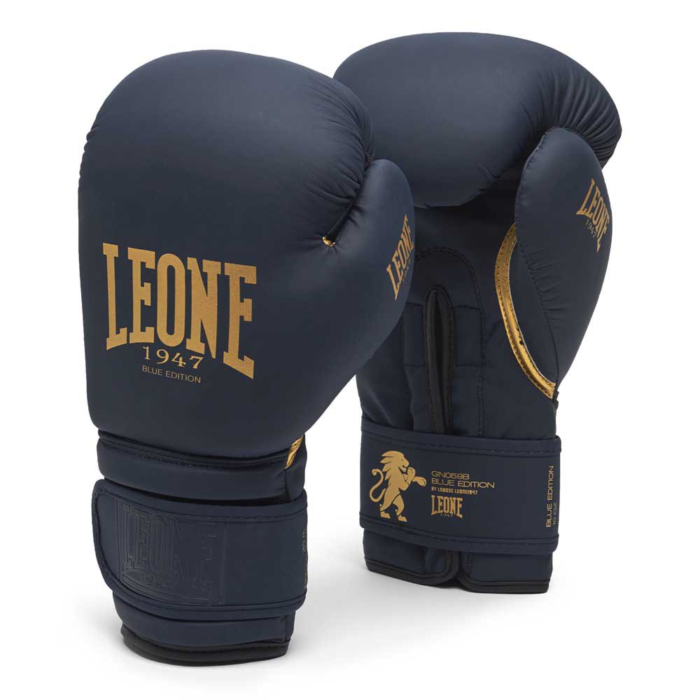 Leone1947 Blue Edition Combat Gloves Noir 16 Oz