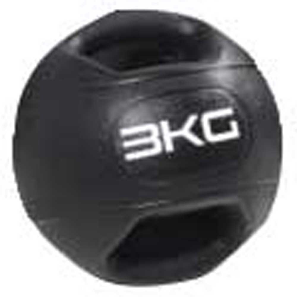 Olive Dual Grip Medicine Ball 3kg Noir 3 kg