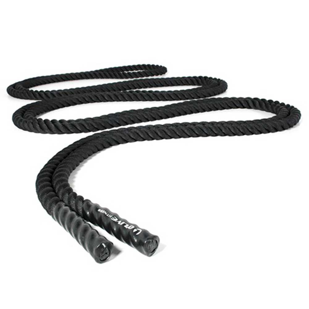 Olive Battle Rope With Nylon Cover 9 M Noir 9 kg