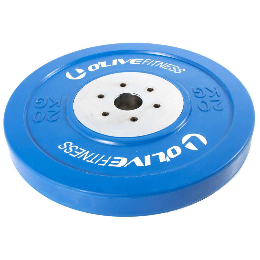 Olive Olympic Competition Bumper Plate 20 Kg 20 kg Blue