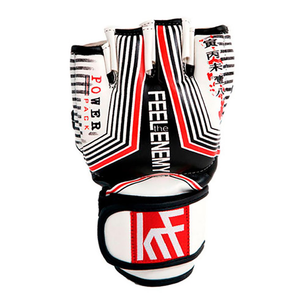 Krf Gel Eva Double Strap Combat Gloves Blanc M
