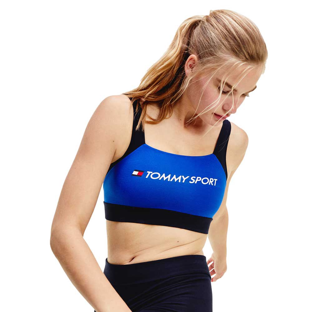 Tommy Hilfiger Sportswear Soutien-gorge De Sport à Faible Maintien S Cobalt