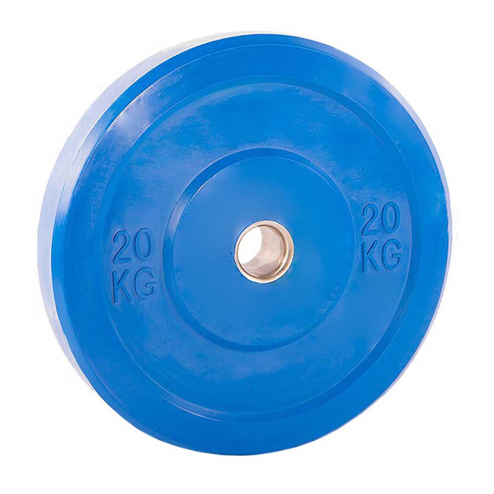Softee Bumper Plate 20 Kg Bleu 20 kg