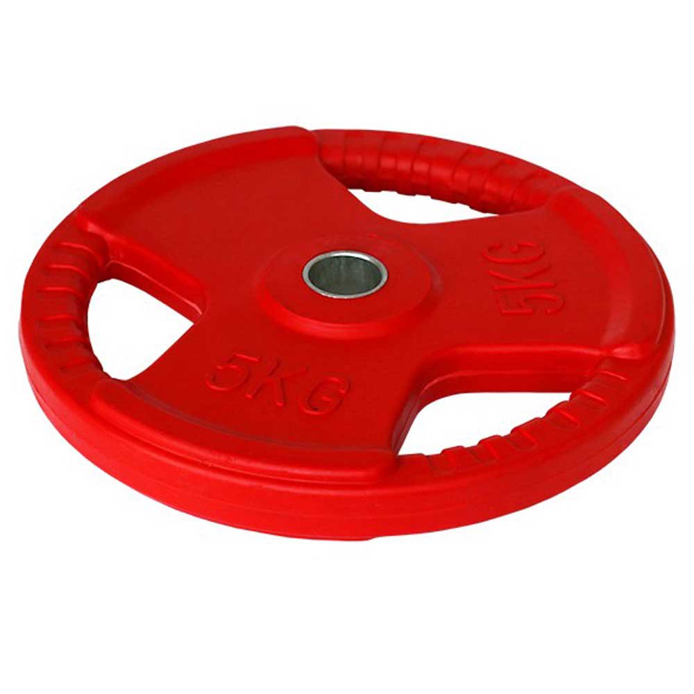 Softee Rubber Coated Weight Plate Rouge 15 kg