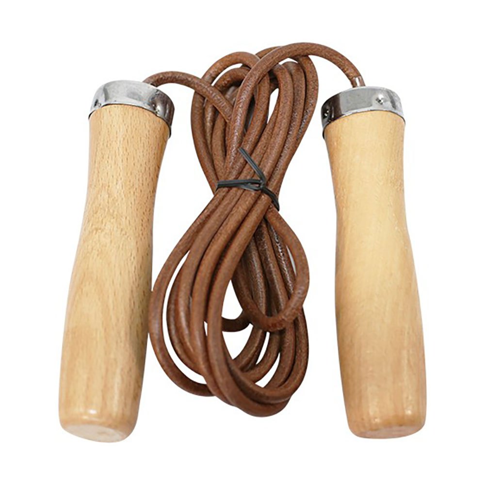 Softee Leather Skipping Rope Noir 248 cm