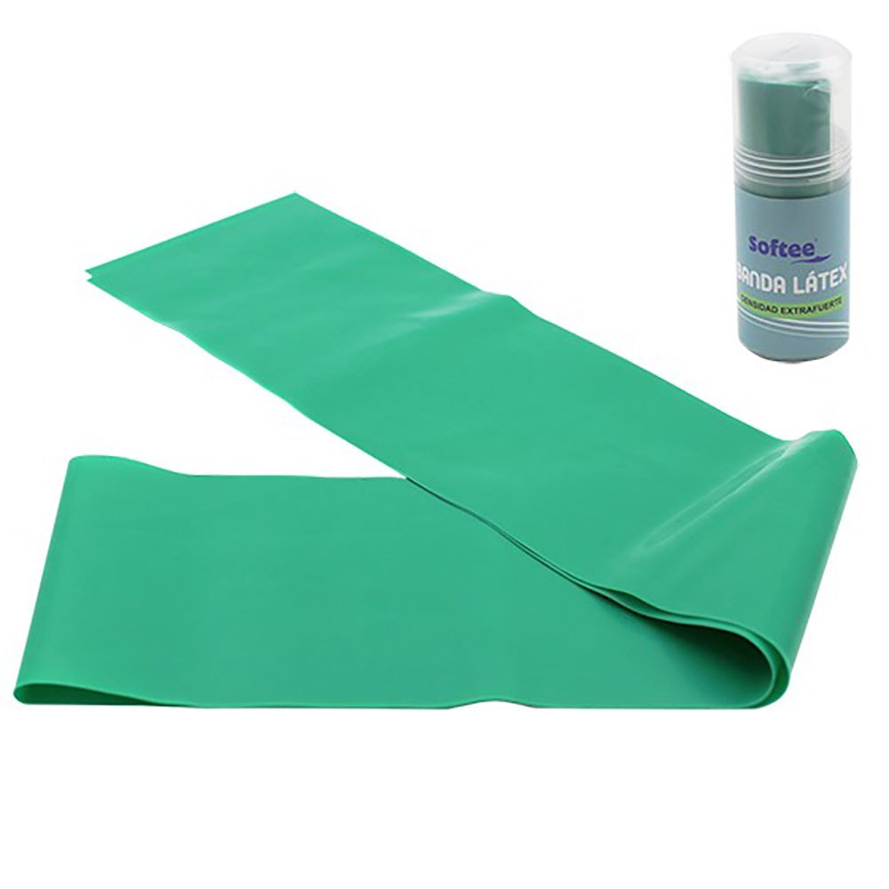 Softee Latex Band Tube Extra-strong 1.5 m Green