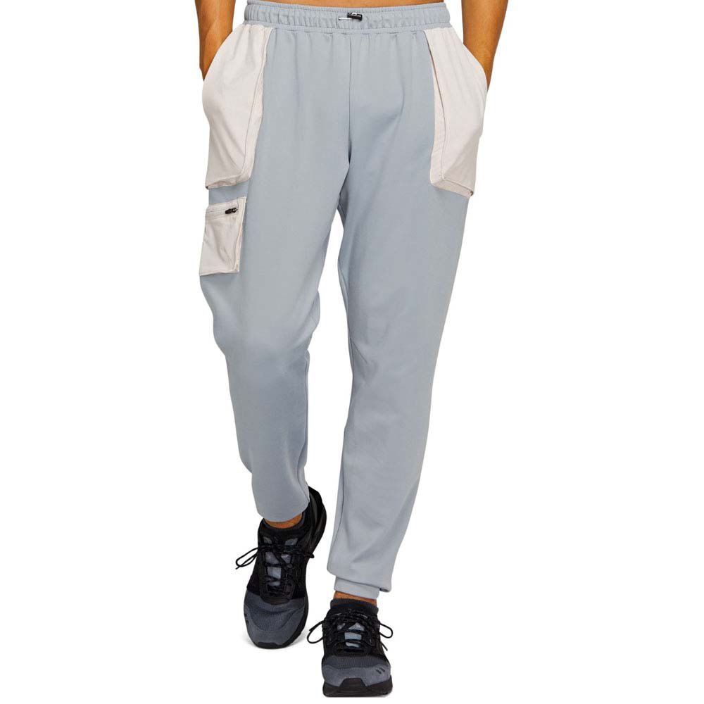 Asics Thermopolis Hybrid Tapered Long Pants Gris L Homme